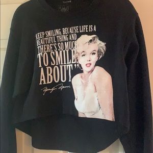 Marilyn Monroe Cropped Sweater